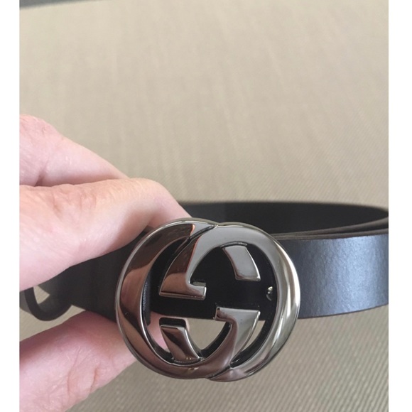 Authentic Gucci Interlocking Buckle Belt - Picture 4 of 13